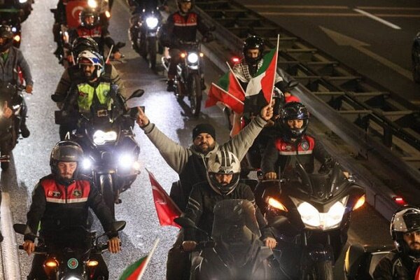 İstanbul'da Filistin’e destek konvoyu