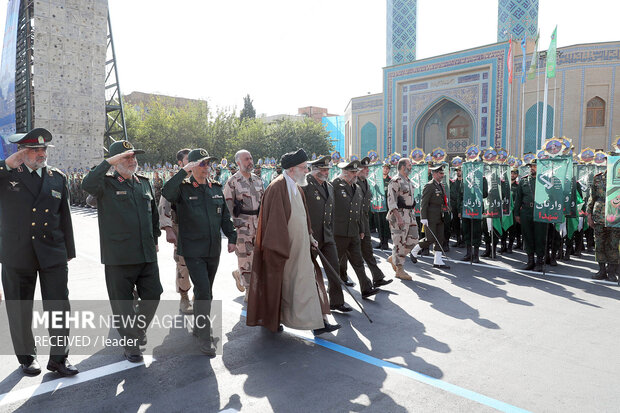 امام علی آرمی آفیسرز یونیورسٹی میں کیڈٹس کی گریجویشن تقریب میں رہبر انقلاب کی شرکت
