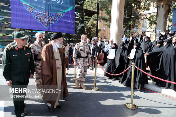 امام علی آرمی آفیسرز یونیورسٹی میں کیڈٹس کی گریجویشن تقریب میں رہبر انقلاب کی شرکت
