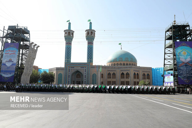 مراسم مشترک دانش‌آموختگی دانشجویان دانشگاه‌های افسری نیروهای مسلح