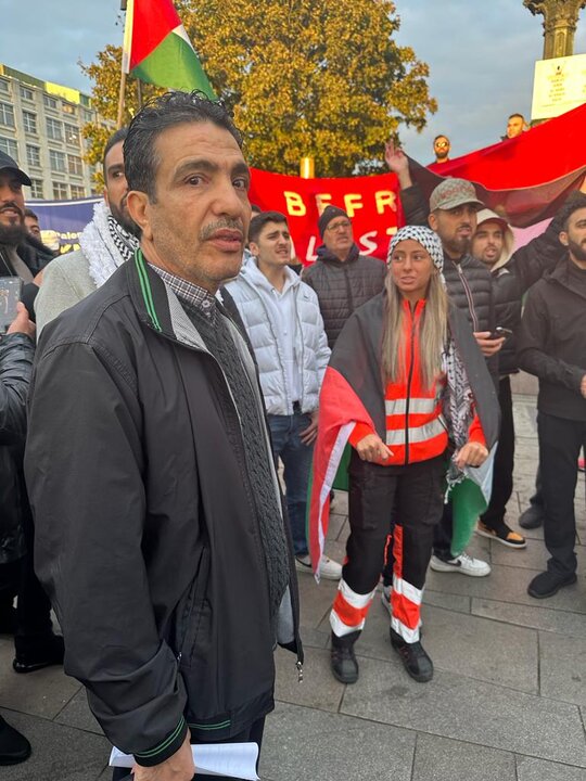 مظاهرات دعما لفلسطين
