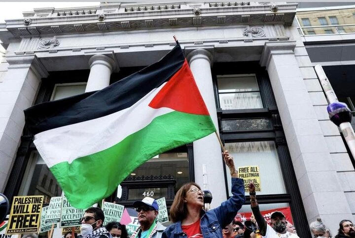 مظاهرات دعما لفلسطين