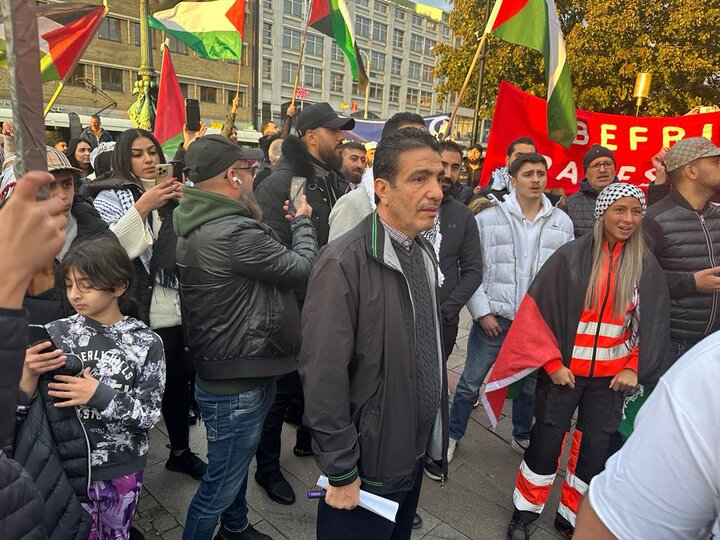 مظاهرات دعما لفلسطين