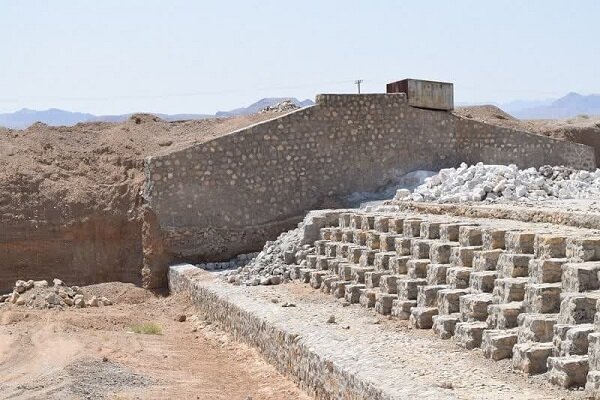 بند کنترل سیلاب رودخانه گاشار مرمت شد