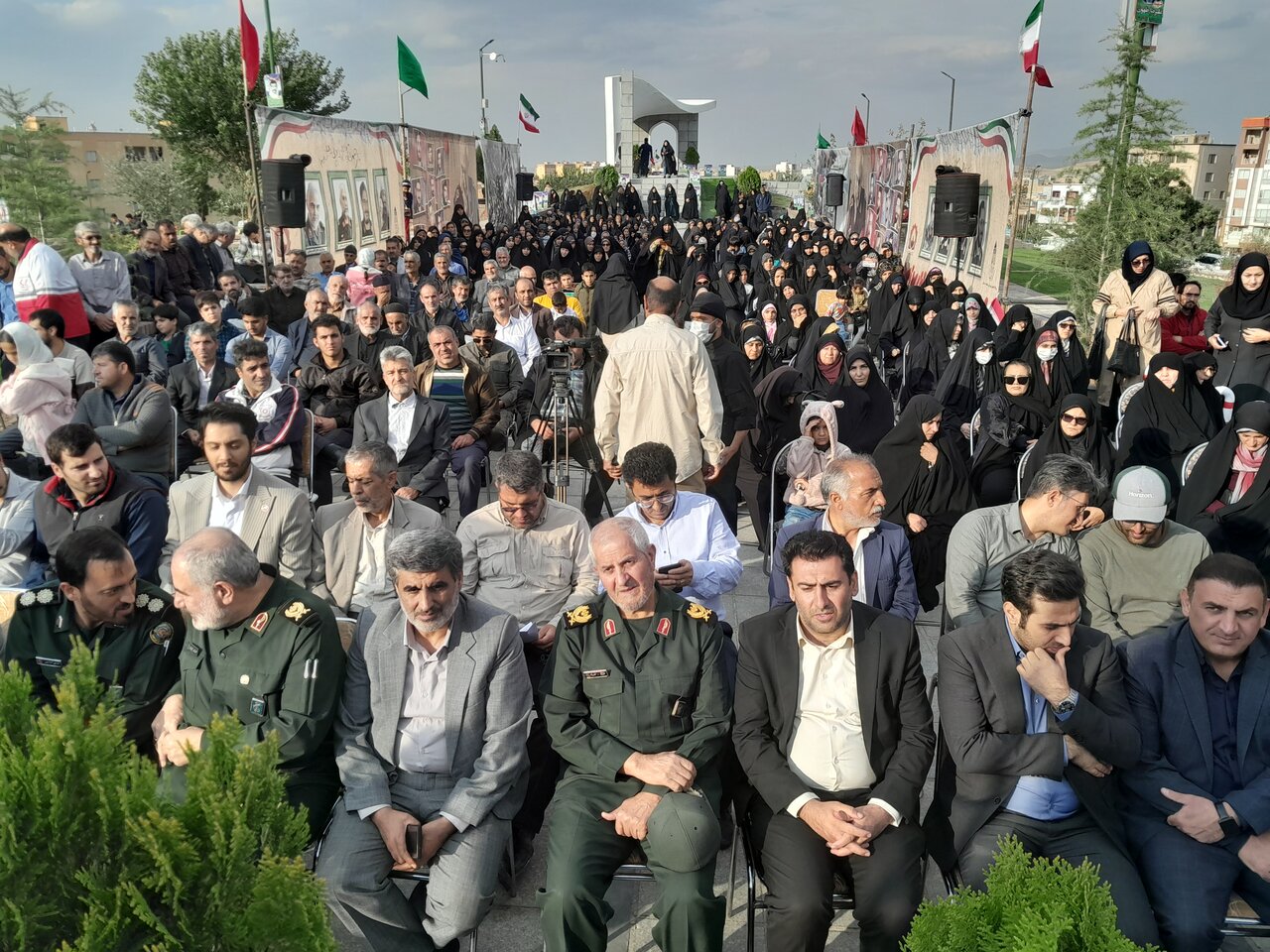 المان شهید گمنام کوی خضر رونمایی شد