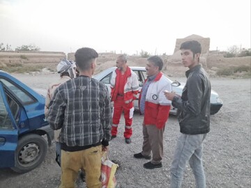 اعزام تیم های ارزیاب جمعیت هلال احمر به روستاهای مرزی تایباد