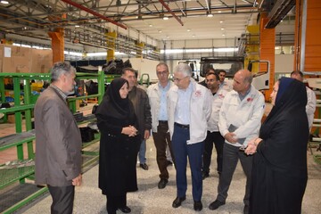 محصول خط تولیدراه اندازی شده توسط رئیس جمهور وارد ناوگان تبریز شد