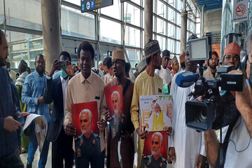 استقبال از ورود شیخ زکزاکی رهبر شیعیان نیجریه به تهران