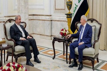 السفير الايراني في بغداد يبحث مع الرئيس العراقي الاتفاق الامني بين البلدين