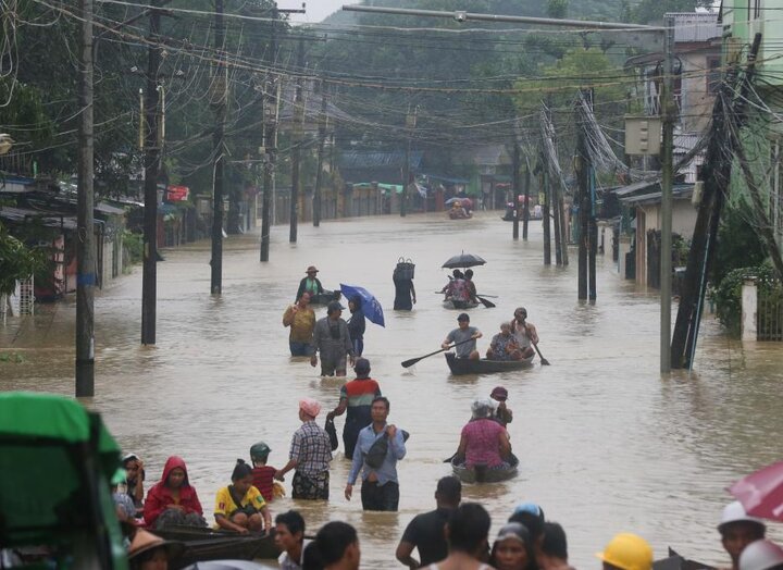 Floods displace over 27,000 people in Myanmar's Bago