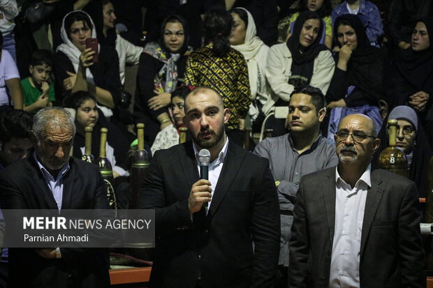 استقبال از «امیر حسین زارع» در زورخانه شهید جبرئیل نیاکی