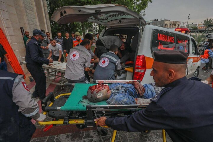 افزایش شمار شهدا و مجروحان در غزه/ ۱۰۵۵ شهید و ۵۱۸۴ زخمی