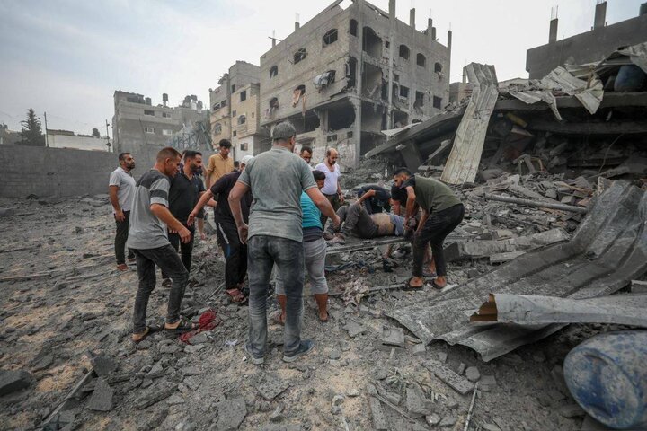 تعداد شهدای غزه به ۱۱۰۰ نفر رسید