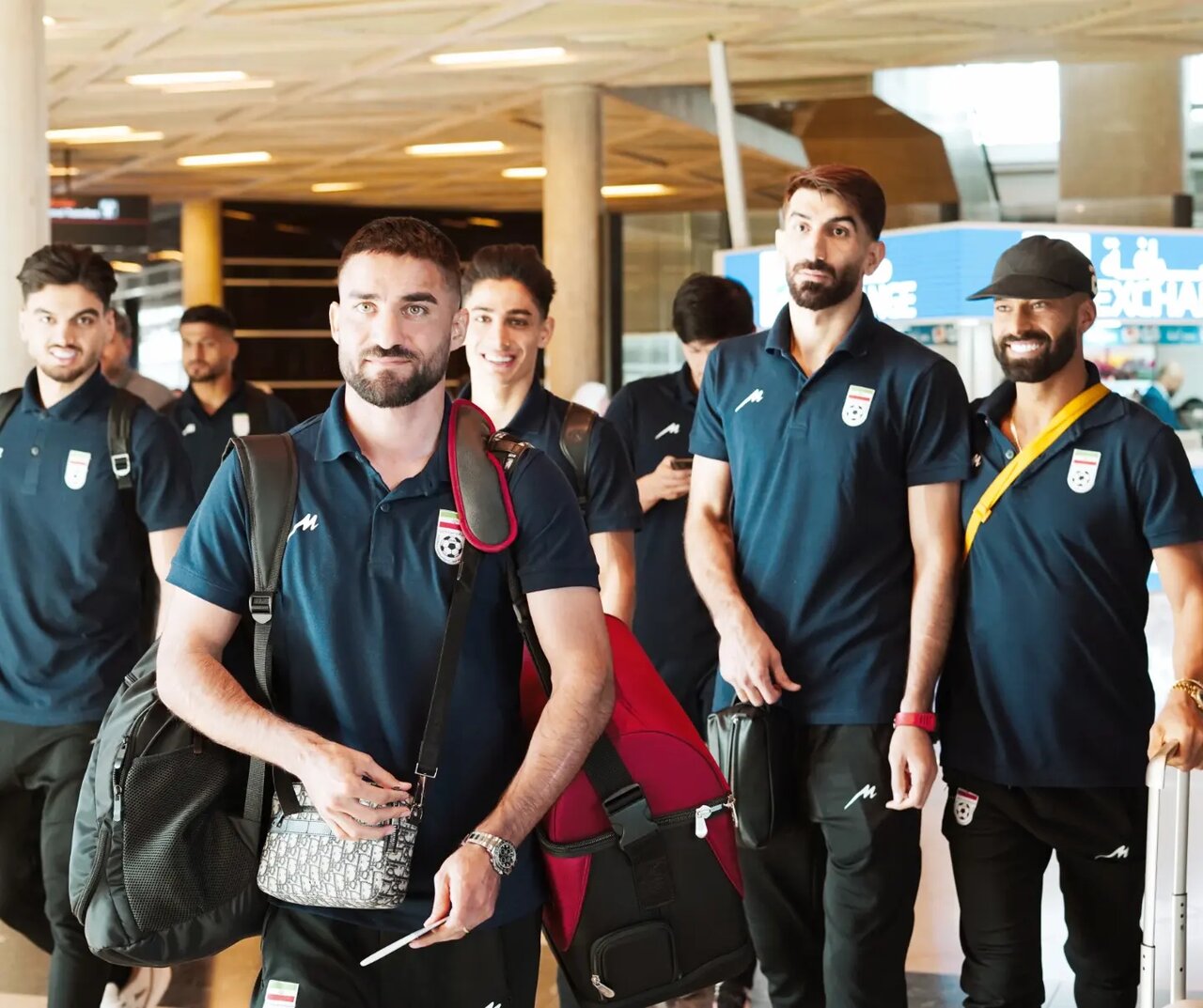 چهره های شاداب بازیکنان در تیم ملی فوتبال ایران