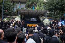 Funeral ceremony of veteran Iranian actor Atila Pesyani
