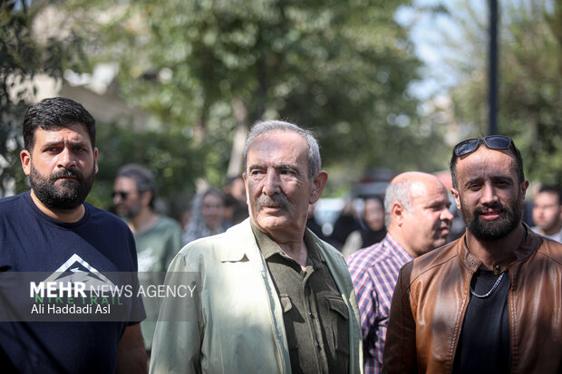 Funeral ceremony of veteran Iranian actor Atila Pesyani
