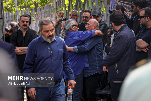 Funeral ceremony of veteran Iranian actor Atila Pesyani
