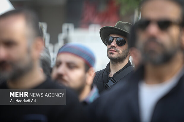 Funeral ceremony of veteran Iranian actor Atila Pesyani
