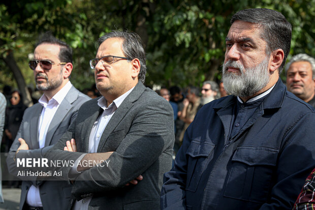 Funeral ceremony of veteran Iranian actor Atila Pesyani
