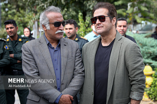 Funeral ceremony of veteran Iranian actor Atila Pesyani
