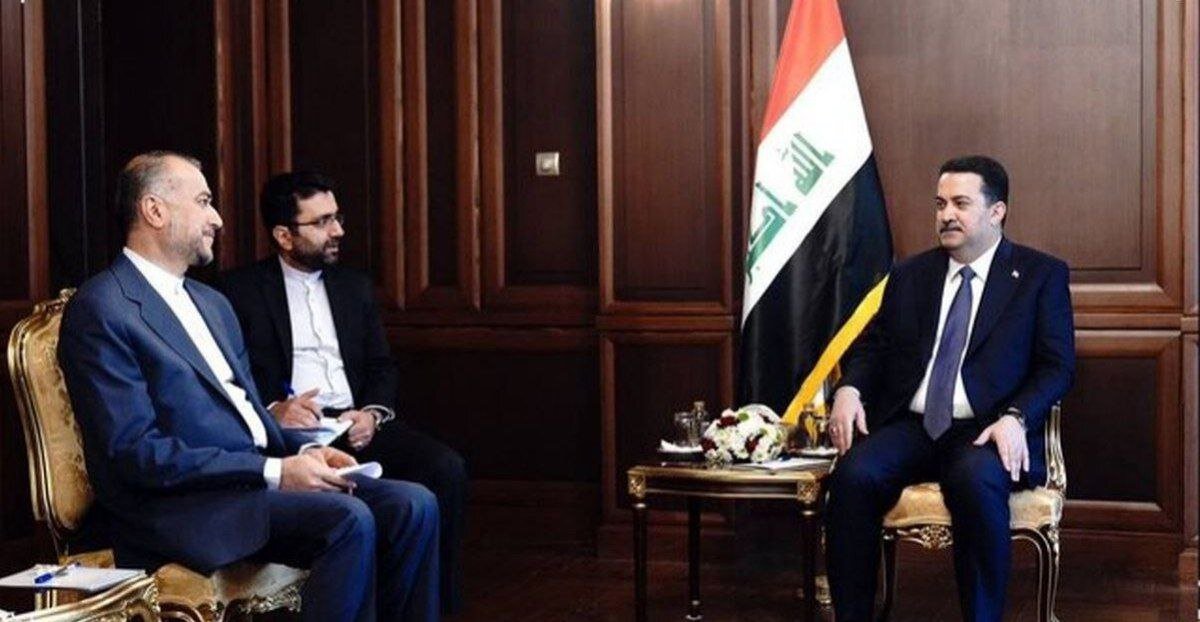 امیرعبداللهیان با نخست وزیر عراق دیدار و گفت‌وگو کرد