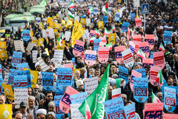 راهپیمایی مردم مشهد در حمایت از آرمان فلسطین
