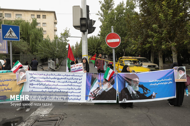 Pro-Palestine and anti Israeli atrocities rally in Tehran