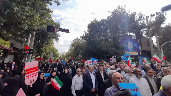 راهپیمایی حمایت از مردم فلسطین در شهرهای لرستان برگزار شد