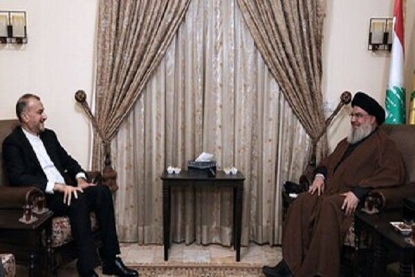 واکنش صهیونیست‌ها به دیدار وزیر خارجه ایران و دبیرکل حزب الله
