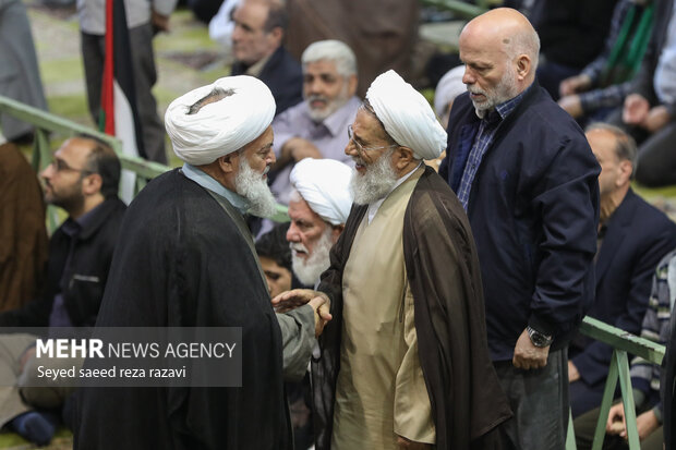  حجت الاسلام والمسلمین عباس محمدحسنی، رئیس سازمان عقیدتی سیاسی ارتش در نماز جمعه تهران بیست و یکم مهر ماه ۱۴۰۲ حضور دارد