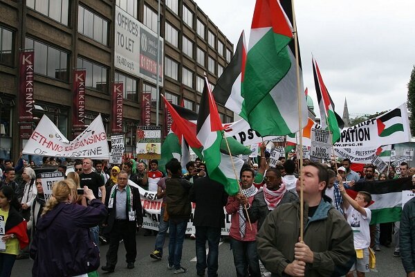 تظاهرات گسترده در ایرلند و ایتالیا در محکومیت قتل‌ عام مردم غزه