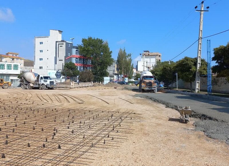 میدان ورودی نمین تا پایان آبان زیر بار ترافیک میرود