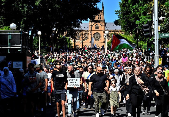 تظاهرات در استرالیا و کانادا در حمایت از غزه+ فیلم و عکس