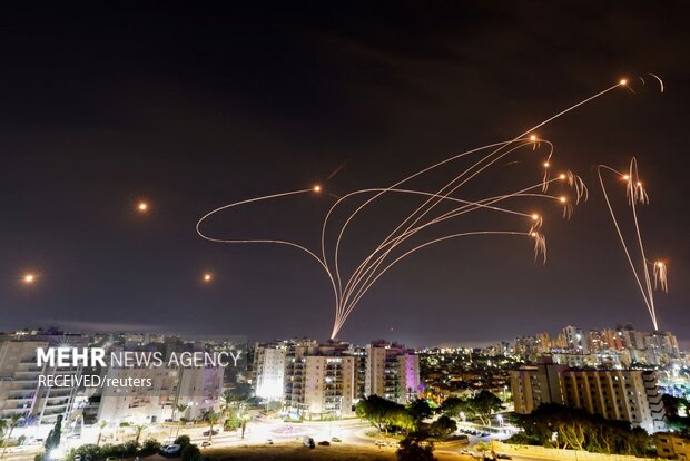 مناطق شمالی فلسطین اشغالی آماج حملات موشکی گردان‌های قدس+ فیلم