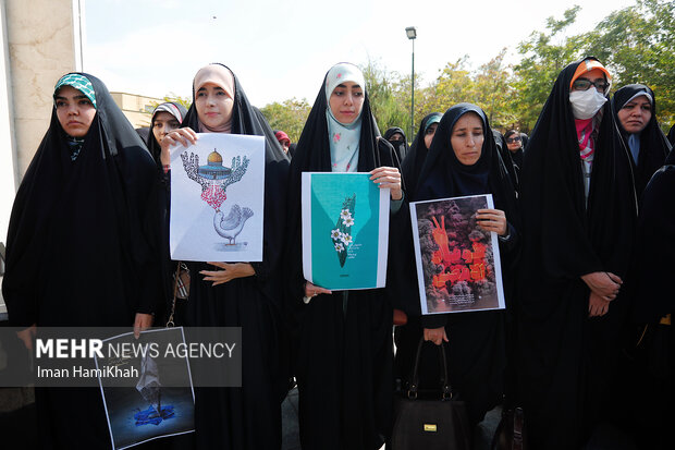 University students in Hamedan condemn Zionist regime