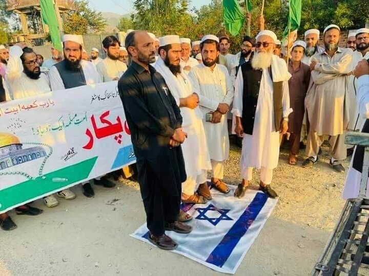پاکستان کے مختلف شہروں میں فلسطینیوں کی حمایت میں مظاہرے