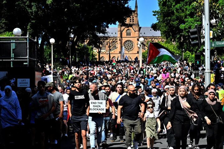 مظاهرات بأستراليا وأميركا وكندا ضد عدوان الإحتلال على غزة