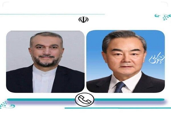 وزير الخارجية الإيراني والصيني يتشاوران هاتفيا حول القضية الفلسطينية