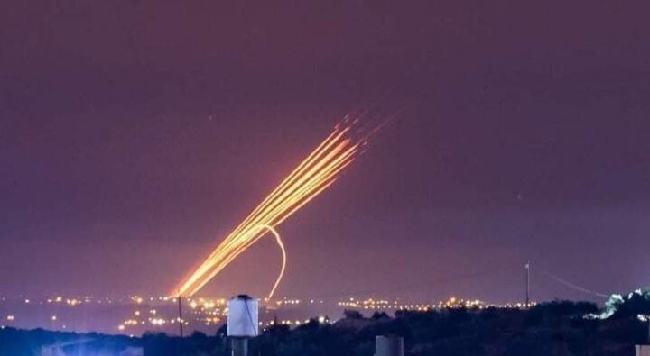 حملات موشکی شدید مقاومت فلسطین به تل آویو