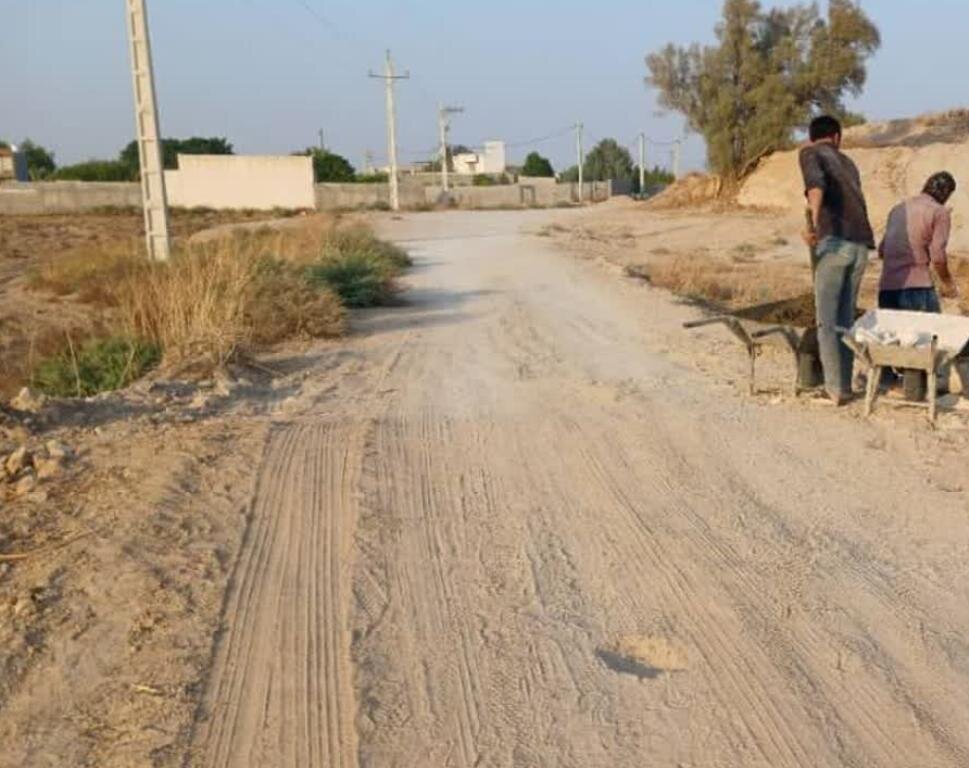 ایمنسازی راههای روستایی در گناوه