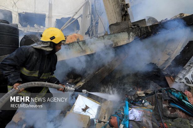 بمباران مناطق مسکونی غزه توسط جنگندههای ارتش رژیم صهیونیستی