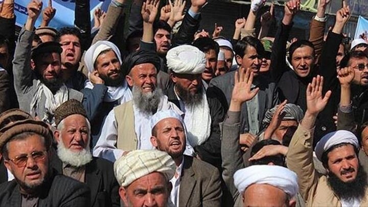تظاهرات مردم افغانستان در اعتراض به حملات صهیونیست‌ها به غزه