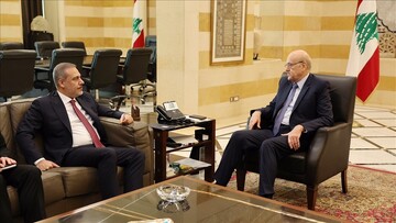دیدار وزیر خارجه ترکیه و نخست وزیر دولت پیشبرد لبنان