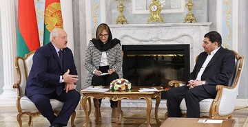 Mokhber met with Belarusian President Aleksandr Lukashenko