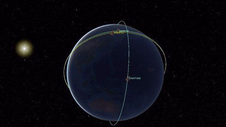 القمران الصناعيان الإيرانيان نور-2 ونور-3 يلتقيان في الفضاء فوق المحيط الهندي