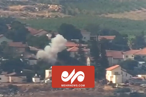 لحظه هدف قرار گرفتن خودروی نظامی اسراییل توسط حزب الله لبنان