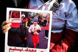 Iranian medical staff hold anti-Israel rally in Tehran