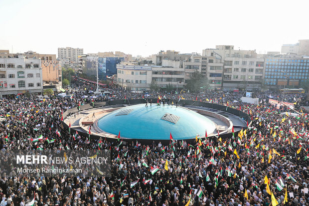Pro-Gaza rally in Tehran