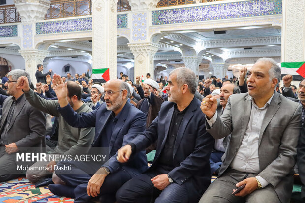 تجمع مردم اردبیل در محکومیت جنایات رژیم صهیونیستی