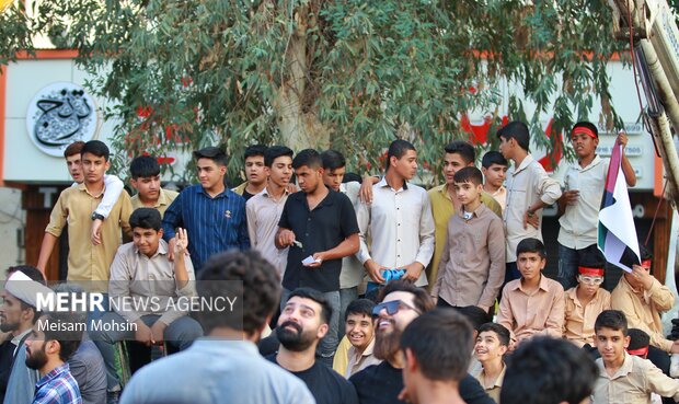 تجمع مردم آبادان در محکومیت جنایت صهیونیست‌ها